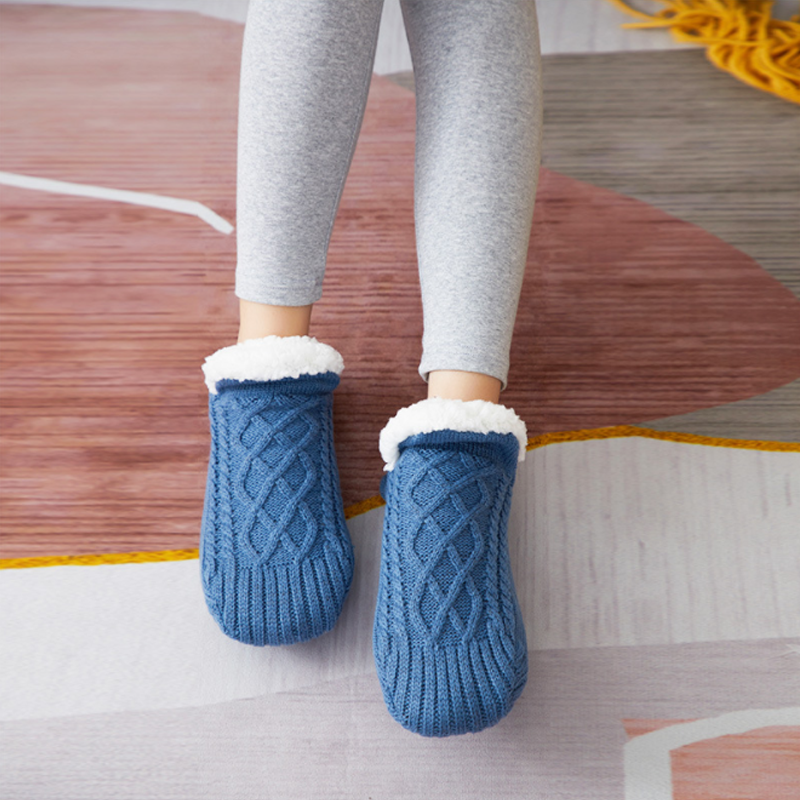 V-mond sokken-slippers: Comfort en warmte voor de winter 