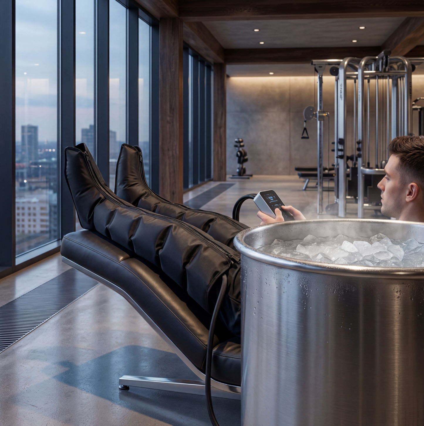 Kompressionsmassagegerät - Komplettbeine 360° 