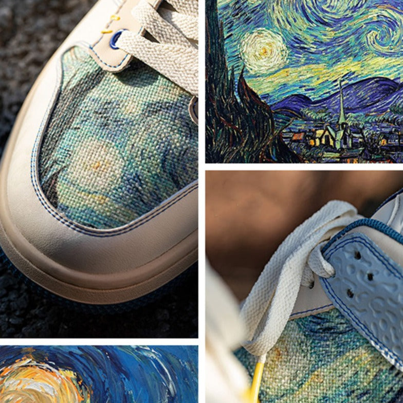 Sneakers inspirowane Van Gogh Starry Night