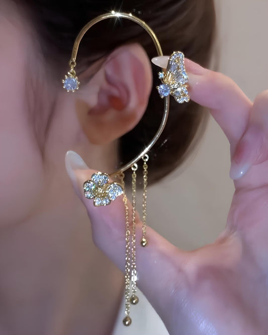 أقراط أذن على شكل فراشات