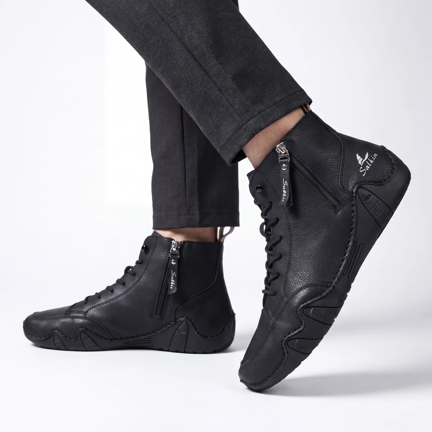 VogSalkin - Rychlé zipové boty odolné a trvanlivé 